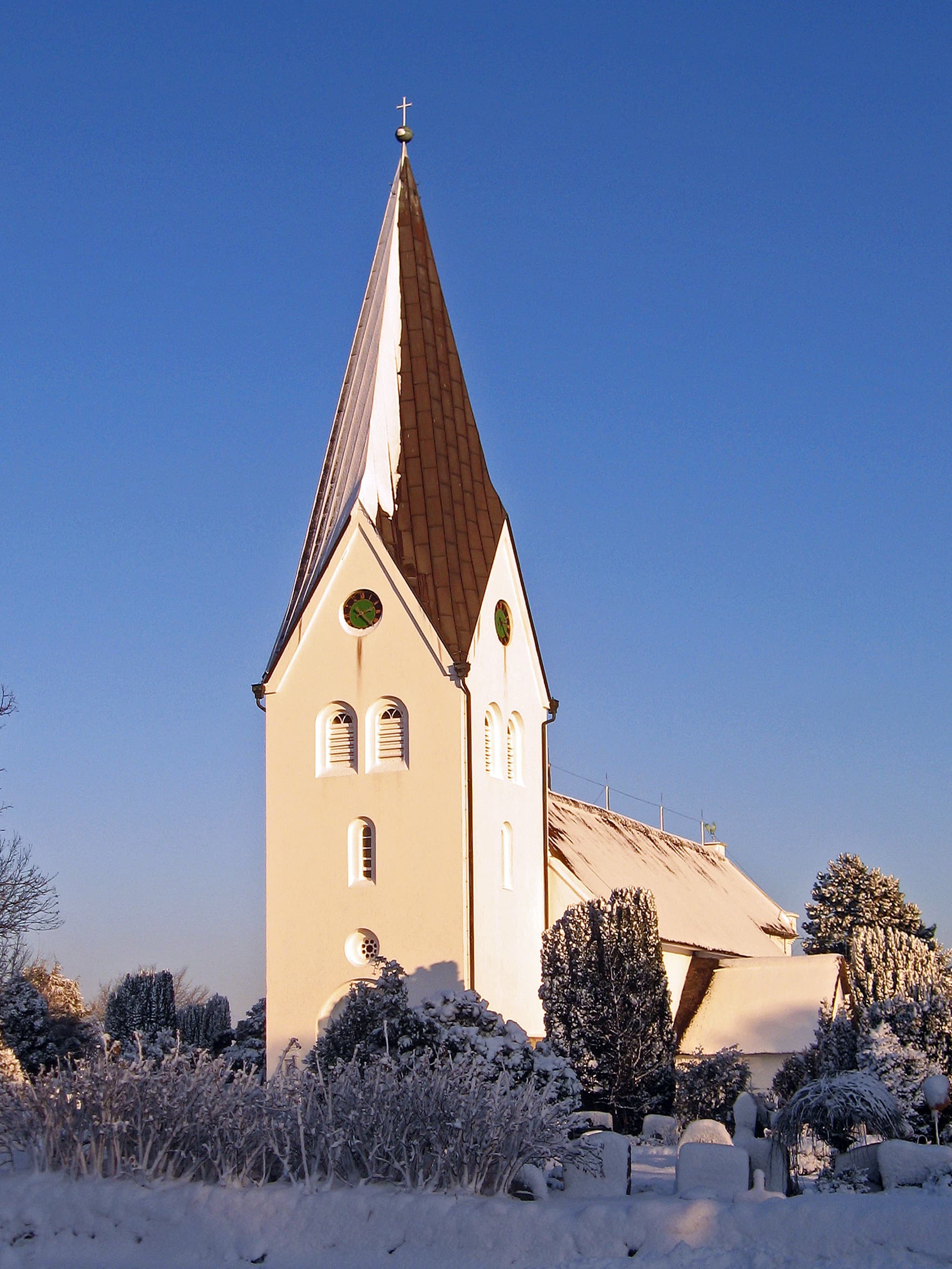 St Clement’s church in Nebel on Amrum